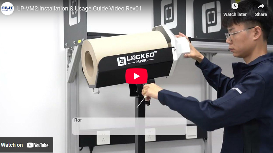 LP-VM2 Manual kraft paper dispenser for flling