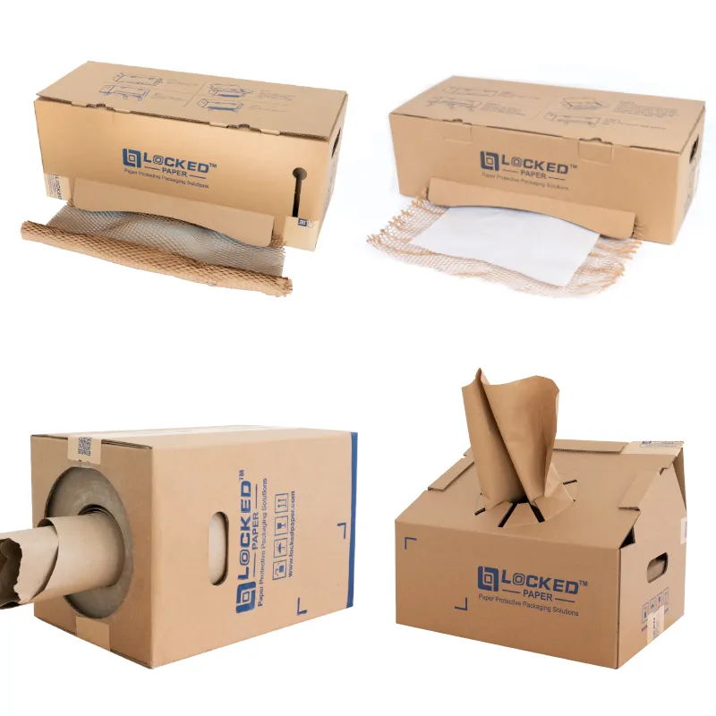 Handex/FlowFill/TubeFill Manual dispenser of Wrapping/Void fill paper