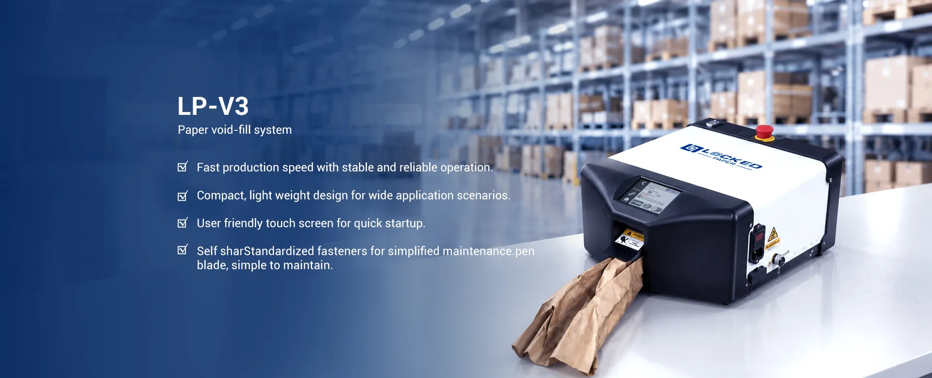 LP-V3 Paper void-fill system